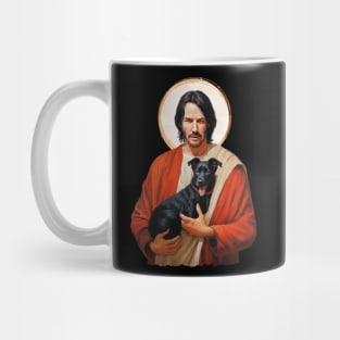 Saint keanu reeves Mug